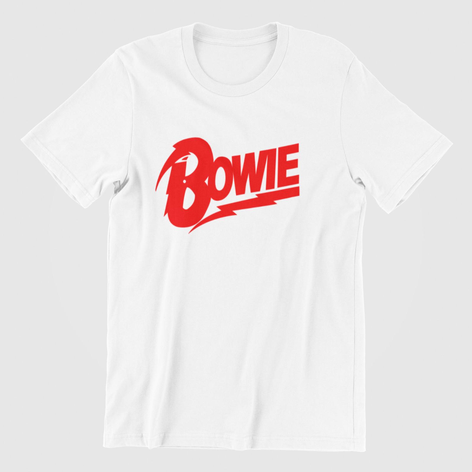 David Bowie Shirt Rock Tshirt Bowie Poster Shirt Rock Band Unisex Cotton Tee XXL