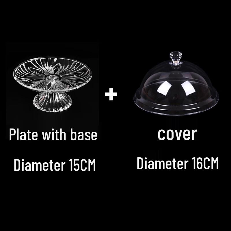 Прозрачная пластиковая крышка для еды с основанием