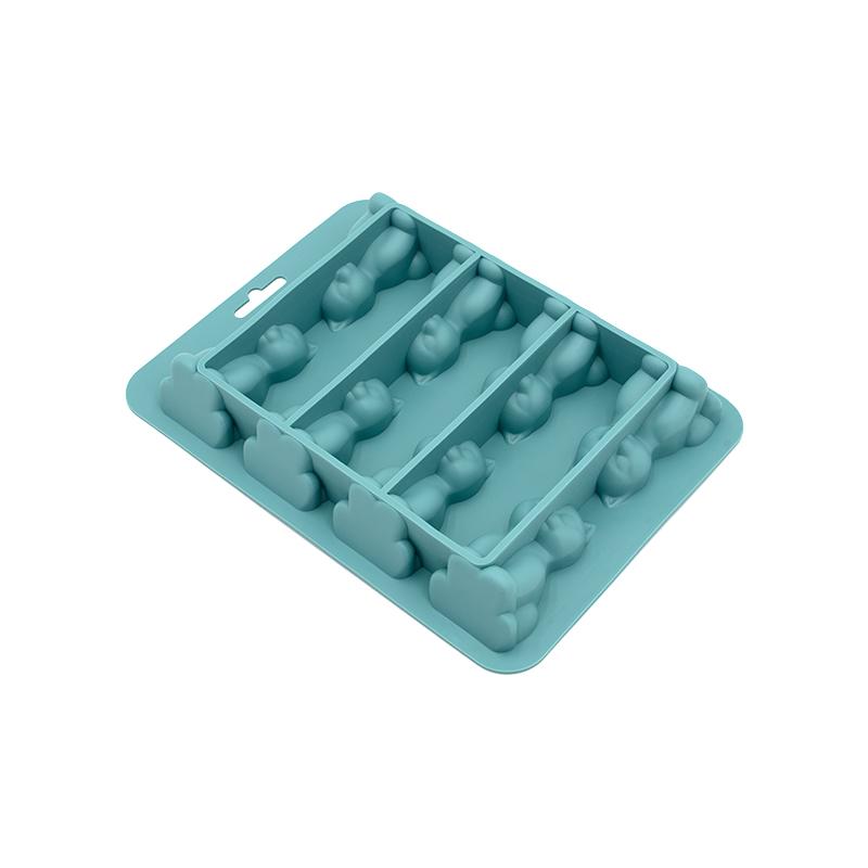 1pc 3D Cat Ice Cube Mold Easy To Release Silicone Ice Hockey Machine Suitable for Cold Drinks Whiskey and Cocktails BPA Fre