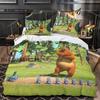 Neues Grizzy und die Lemminge Bettwäscheset Einzelbett Twin Full Dreiteiliges Set Bettwäscheset Aldult Kinder Schlafzimmer Bettbezug Sets 3D Ani