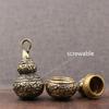 Set of 3 Artistic Gourd Pendants Jewelry Component Gourd Jewelry Findings Suitable for Jewelry Bracelets and Necklaces
