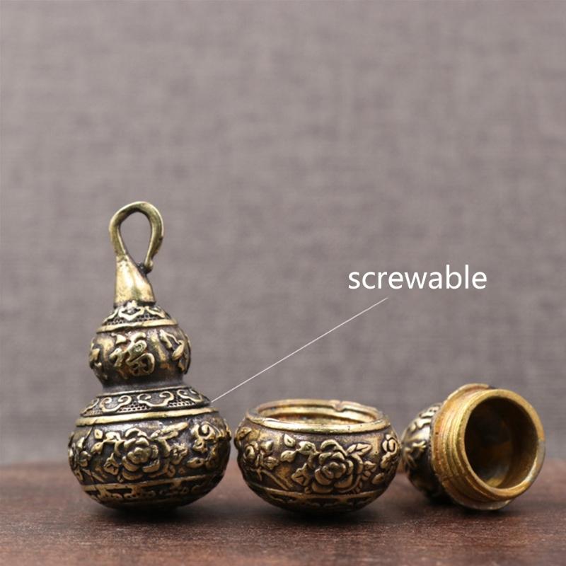 Set of 3 Artistic Gourd Pendants Jewelry Component Gourd Jewelry Findings Suitable for Jewelry Bracelets and Necklaces