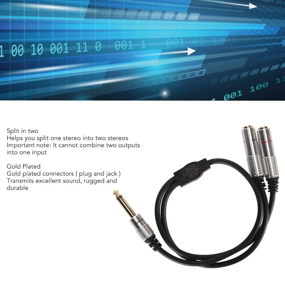 Gold-Plated OFC Signal Audio Cable Headphone Extension Cable for Headphone