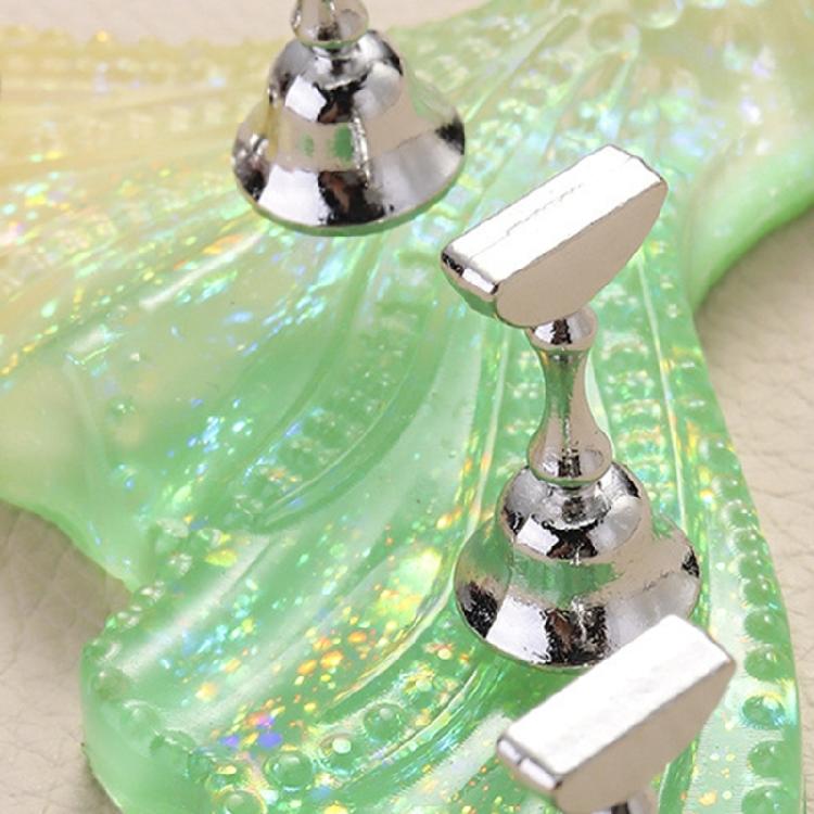 Acrylic Nail Stand for Painting Nails Press On,Fake Nail Tip Holder Magnetic Nail Practice Stand for Nail Art Decoration