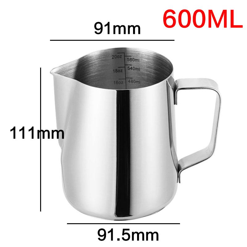 Stainless Steel Milk Frothing Jug Espresso Coffee Pitcher Barista Craft Coffee Latte Frothing Jug