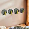 4 Teile/satz Shell Form Wand Haken Moderne Wasserdichte Schlag Kostenloser Heavy Duty Handtuch Kleidung Tür Zurück Kleiderbügel Badezimmer Küche Liefert
