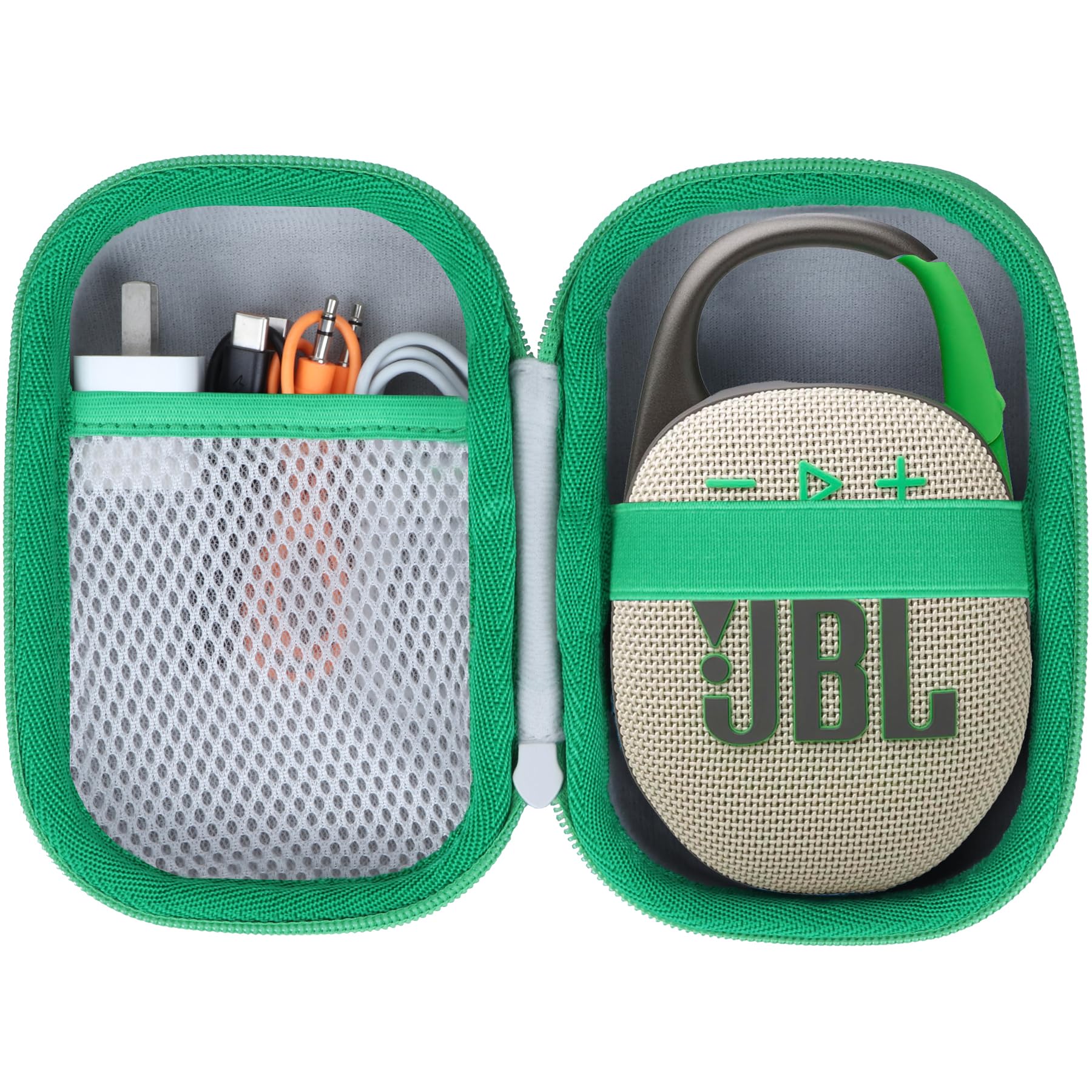 

Lebakort Protective Case Compatible with Clip5, Clip4, and Clip 5/4 Bluetooth Speakers - Shockproof Travel Carrying Case (Wimbledon Green)