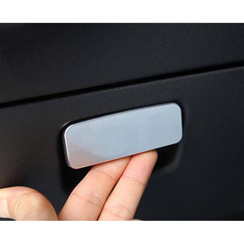 For VW Volkswagen Golf7 Golf 7 2014 2015 2016 2017 2018  Chrome Co-pilot Glove Box Trim Sequ Cover Car Inner Accessories