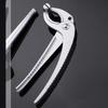 Ergonomic Handle Heat Resistant Tongs Clamp Aluminum Hot Plates Gripper Bowl Holder Clip Multipurpose Nut Cracker Tool