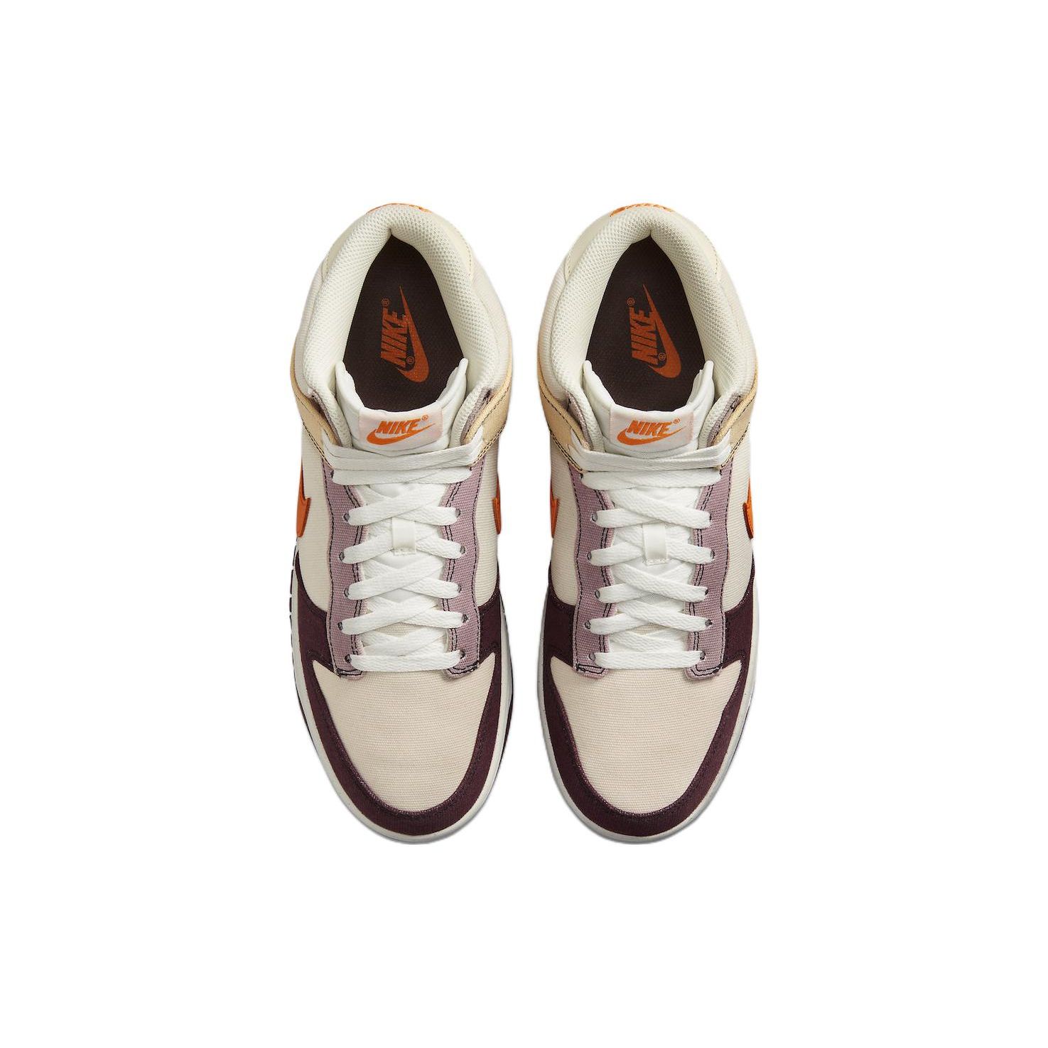 Мужские кроссовки Nike Dunk Mid Plum Coconut Milk Cream Celestial-Gold Plum-Eclipse — фото 4