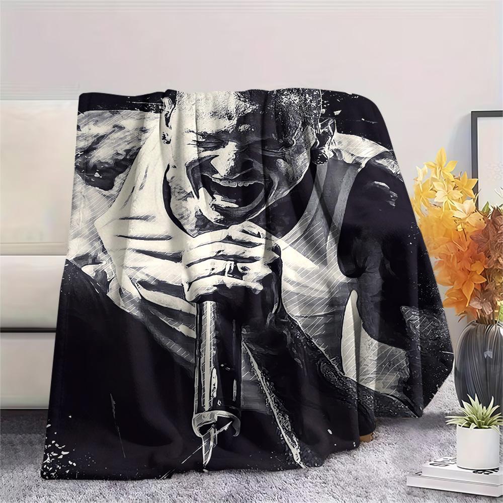 1 Stück Alien Erde Print Flanelldecke, Hohe Qualität, Bequem für alle Jahreszeiten, Heimdekoration, Wärme und Komfort, Perfekt für Weihnachtsgeschenke