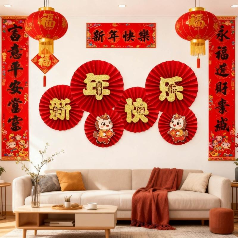 Quick Assembly No Tools Required Paper Fan Decoration For Holiday Parties Corporate Event And Home Decors