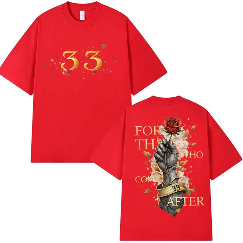 Clair Obscur Expedition 33 Game Gamer Gift TShirts Men Womens Summer Oversized Vintage Tshirt 100 Cotton T Shirt Streetwear