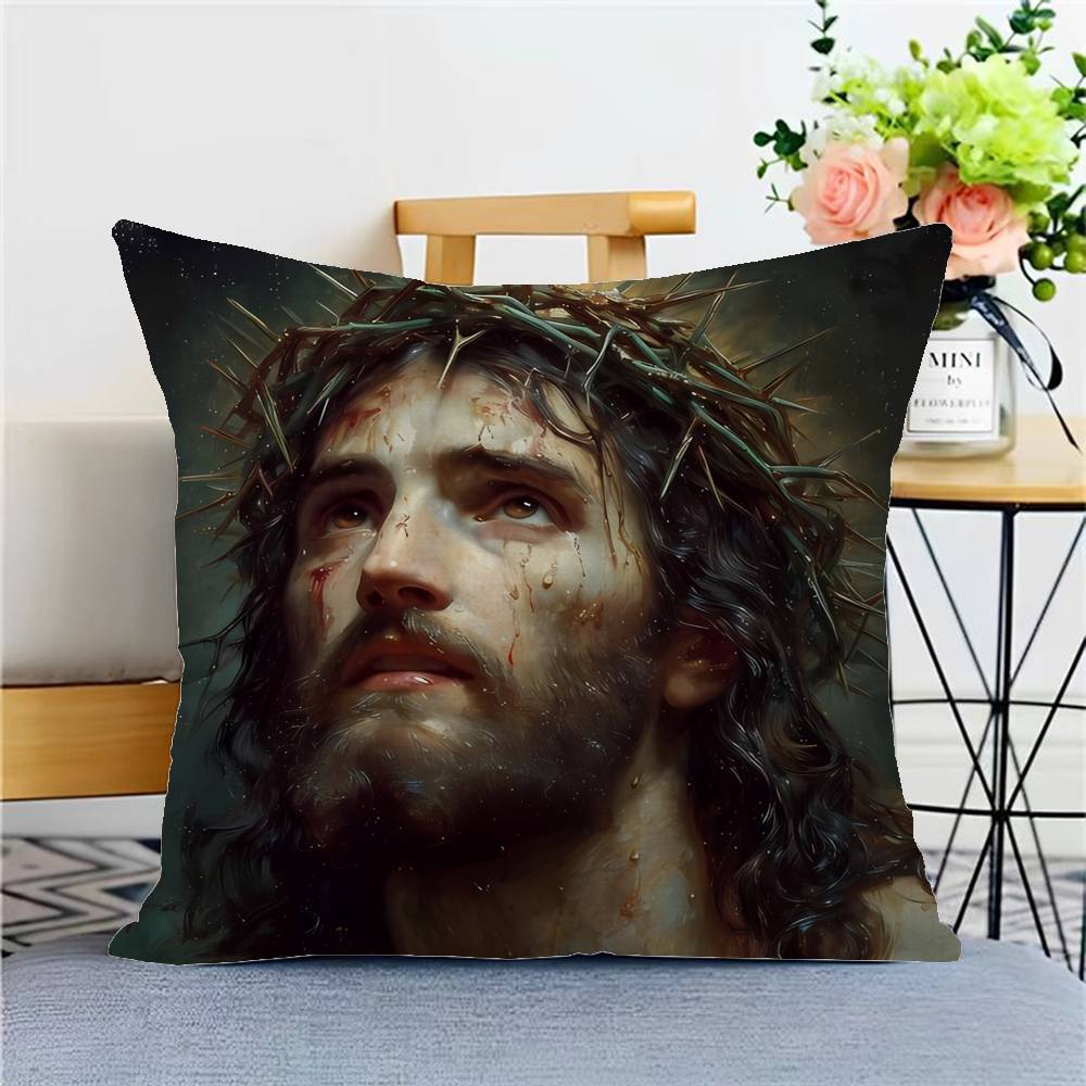 Jesus I Saw That pillow cover sofa cushion cover home room decoration children gift