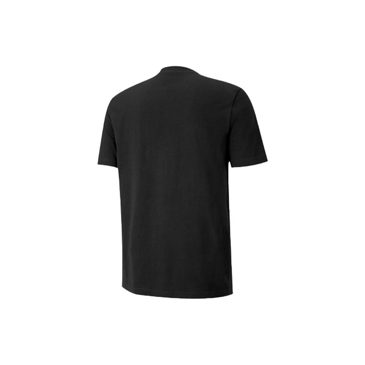 Puma Rebell Camo Print Kurzarm T-Shirt Herren Tops Schwarz 582781-01