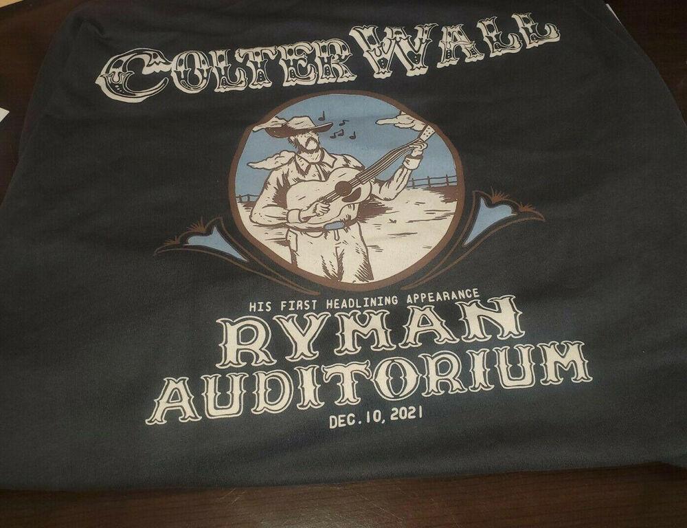 COLTER WALL VTG THE RYMAN DEC Shirt Short Sleeve Black  SE090 Unisex T-Shirt XXXL