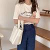 Elegant Bucket Bag Large Capacity Women's Tote Bags Ins Soft Leather Handbag  Outdoor