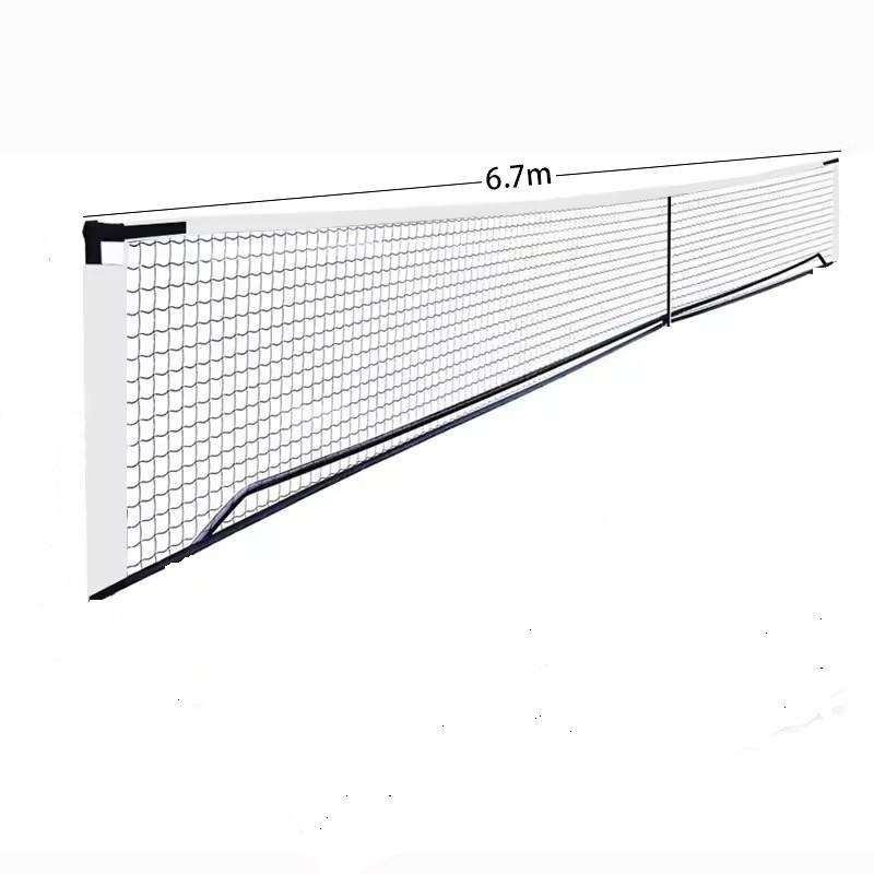 22 FT Pickleball Net No Frame Set Outdoor Sports Training Supplies Foldable Portable Pickleball Net