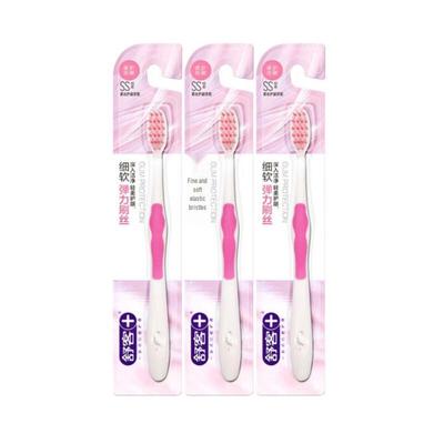 Sakura Elastic Gum Care Toothbrush 3-Pack