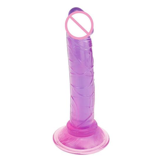 Dildo Anal Masturbator Bendable Smooth TPE Penis Thrusting Pleasure Wand for Lesbian