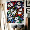 Quirky one-eyed monster Pattern Home Decor Tapestry, Wall Hanging, Decorative RV Wall Cloth.ZGT0914333