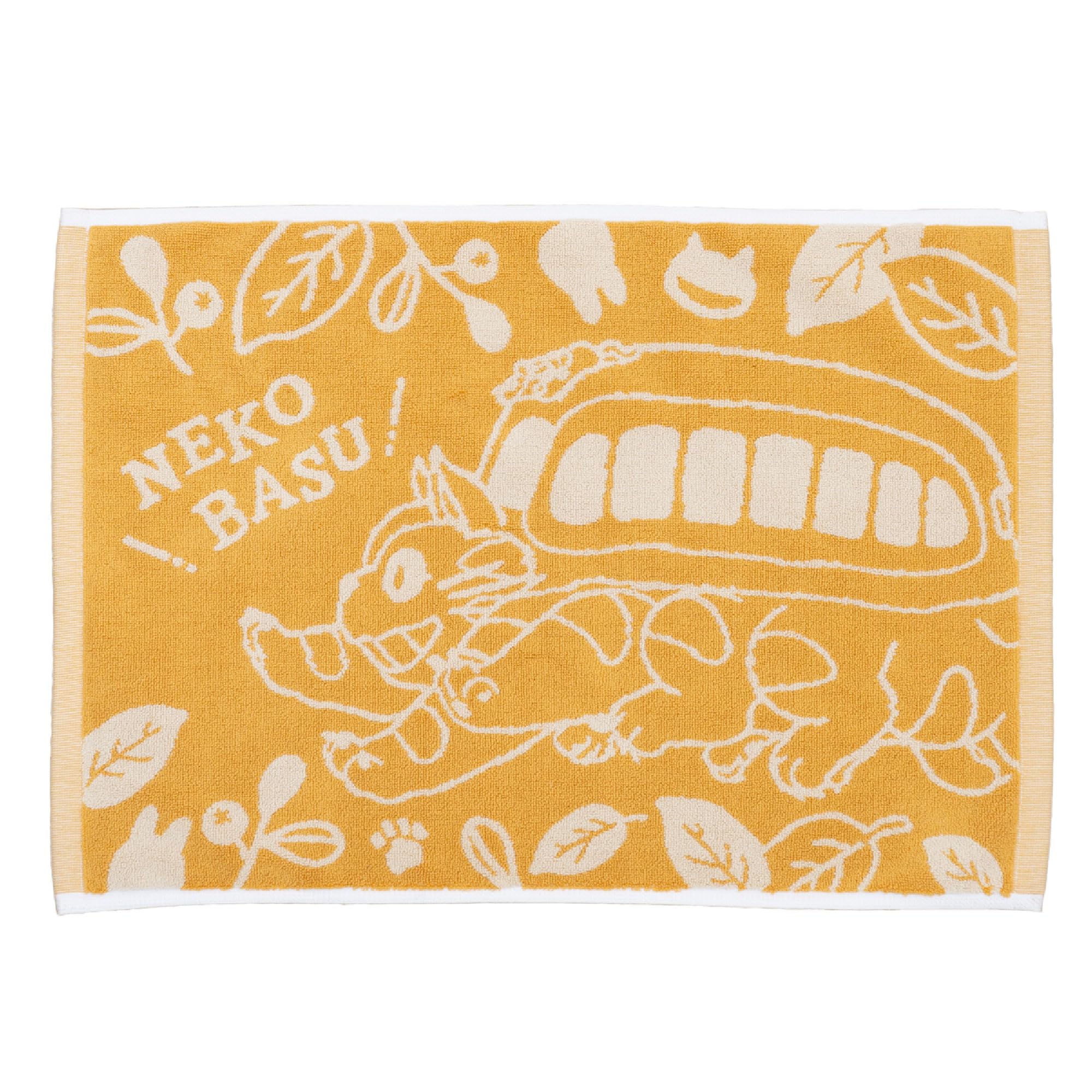 

Senko My Neighbor Totoro Dondon Cat Bus Bath Mat 40 x 60 cm Gift Box with Obi Yellow Character Cute 59014 Approx.