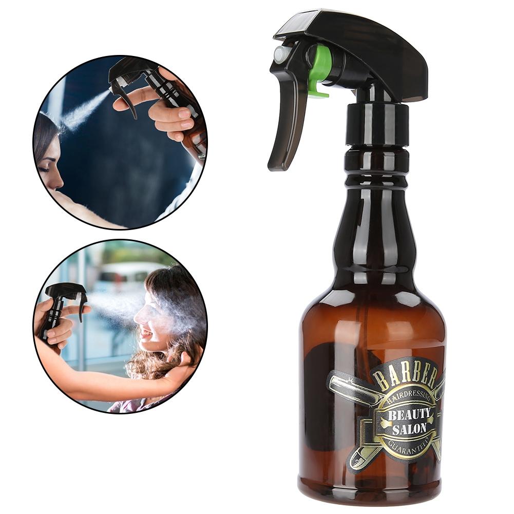 Hairdressing Spray Bottle Salon Barber Hair Tools Water Sprayer (Black)
