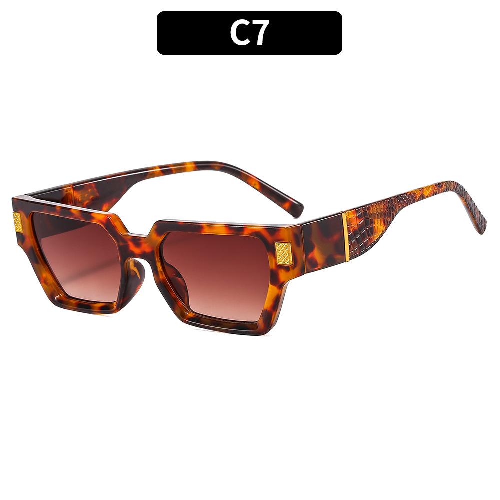 New Women Rectangle Vintage Sunglasses Brand Designer Retro Points Sun Glasses Female Lady Eyeglass Luxurious Sunglasses Eyewear