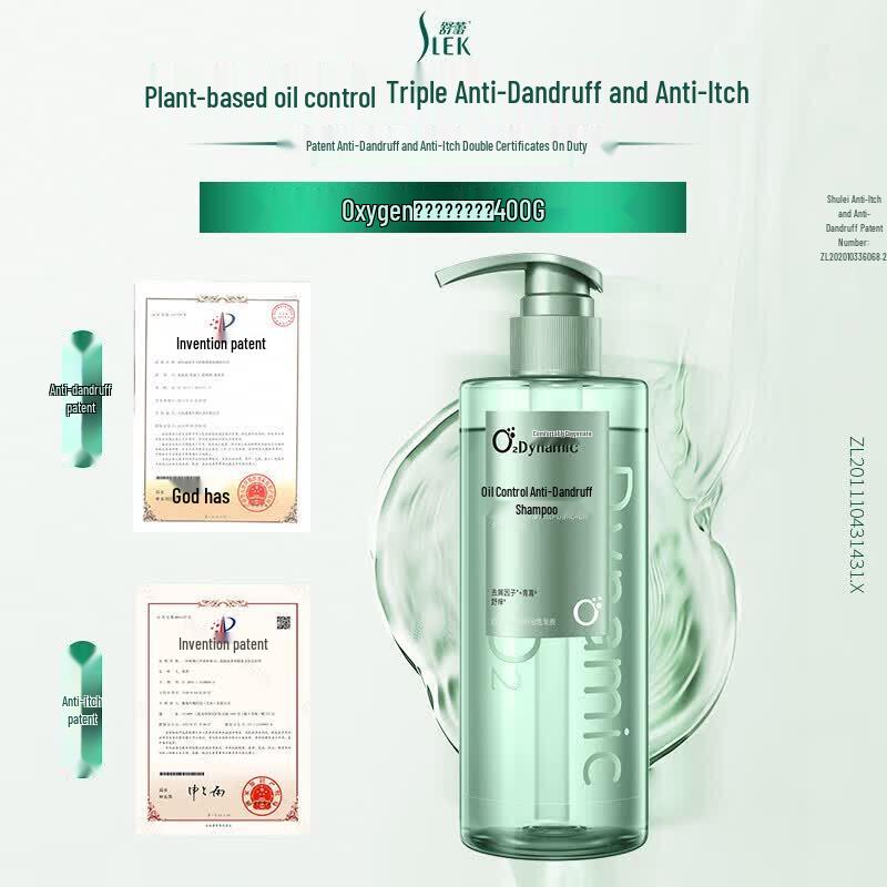 SLEK O₂ Dynamic Oil Control Anti-Dandruff Shampoo