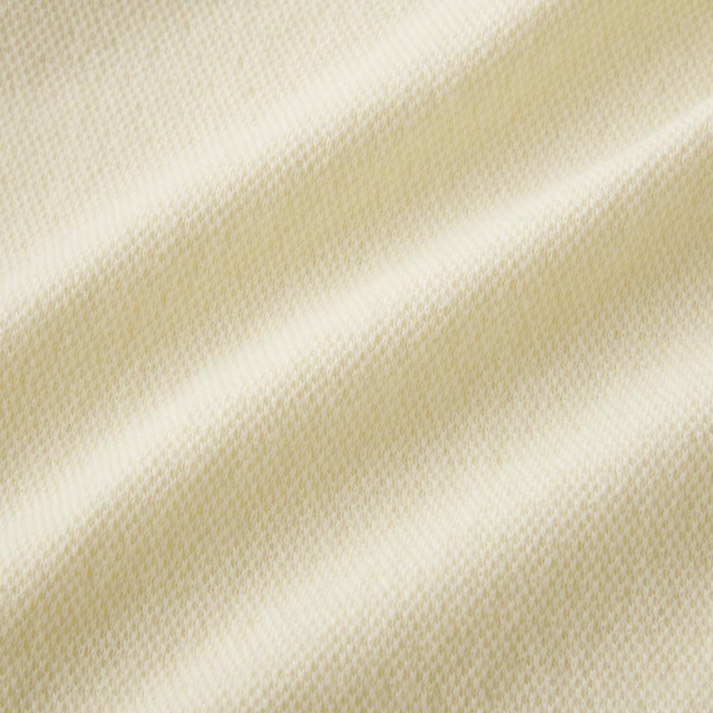 Kombinéza Romper Logo Bear Dlouhý rukáv Vyrobeno v Japonsku Chlapci Dívky Miminko Dětské Oblečení pro miminko 70cm Slonovina [MIKI HOUSE] Dětské 13-1201-684