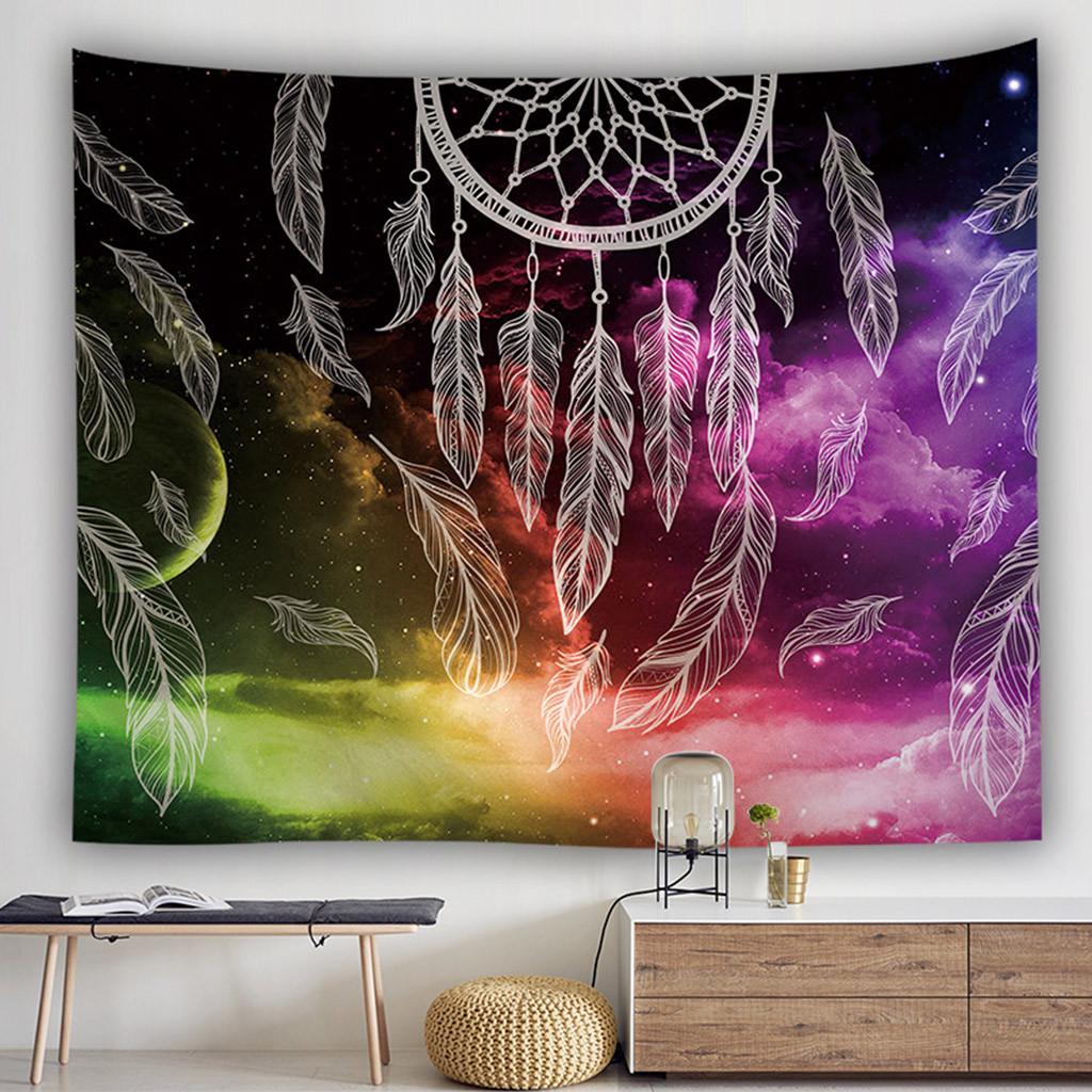 Colorful  Tapestry  Hippie Wall Hanging Bedspread Dorm Decor