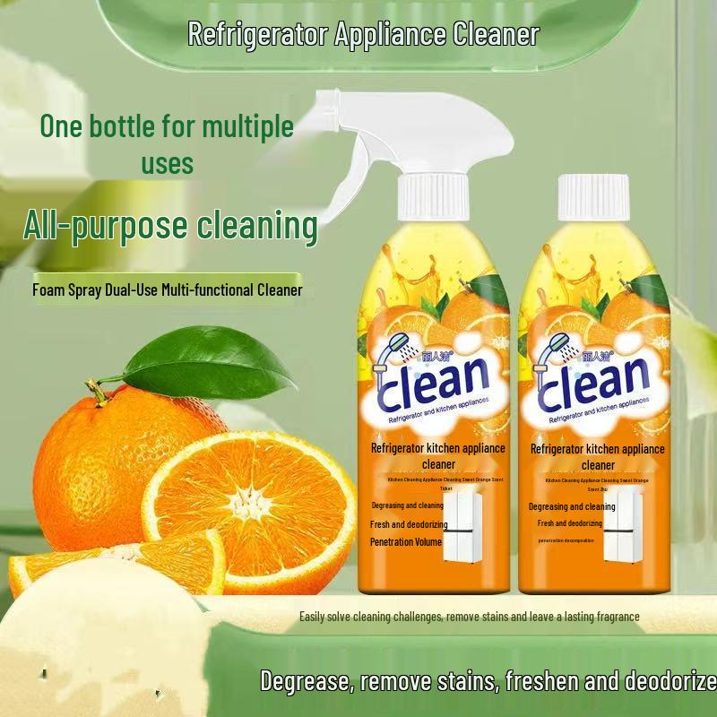 Refrigerator & Kitchen Appliance Cleaner Deodorizer - Odor & Mold Remover, Multi-Functional Household Cleaner Spray Head Only