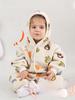New Spring/Autumn Baby Jumpsuits: 3D Hooded Rompers for Boys & Girls, Perfect for Outings and Crawling.