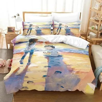 Teasing Master Takagi-san Bettwäscheset Einzelbett Twin Full Queen King Size Bettset Erwachsener Kind Schlafzimmer Bettdeckenbezug Sets 3D Anime Bett