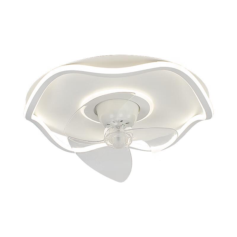 Modern Minimalist Bedroom Ceiling Fan Light