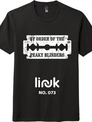 Peaky Blinders Unisex Trendiges Locker Geschnittenes Kurzarm-T-Shirt|Lässiges Cartoon-Tee