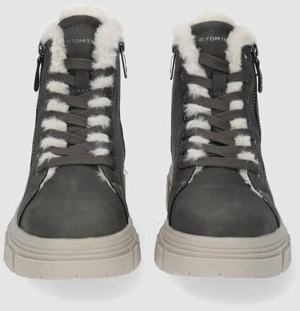 Ботинки Tom Tailor Lederimitat Textil grau