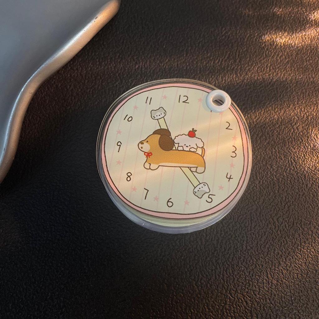Cute Cartoon Corgi Phone Holder: MagSafe-Compatible Magnetic Mirror Ring for Women