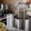 Stainless Steel Beer Brewing Filter Cylinder with Dual Handles Food Grade Mesh Strainer for Home Brewing and Craft Beer Filtration