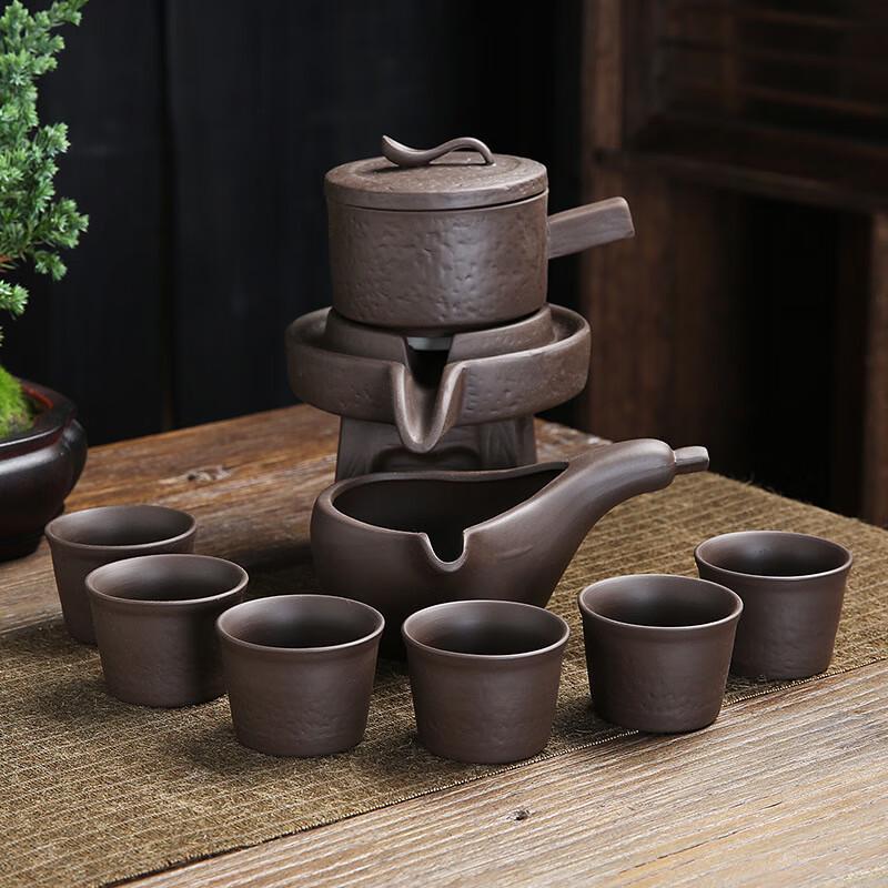 Lilang Gilt Embossed Automatic Ceramic Tea Set