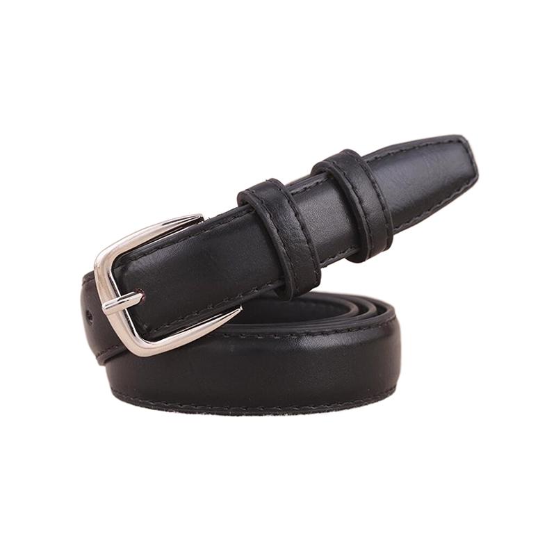 1Pc Women's Fashion PU Leather Metal Buckle Belt Girls Dress Jean Pants Waistband Belts For Lady High Quality Ladies Dress Belt