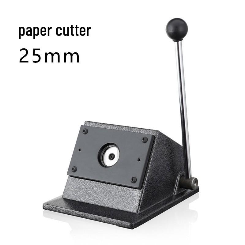 Round Badge Brooch All-Metal Manual Circle Cutter for Paper and PVC