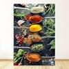 Scandinavian Minimalist Wall Art Kitchen Theme Mixed Herbs and Spices HD Canvas Poster Prints Home Bedroom Living Room Decor