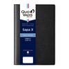 Quo Vadis 2026 Edition "Sapax/Ampara" Planner Diary (Weekly Separation, January Start, A6 Variant, 10 X 15 Cm, 4 Languages), Black (qv98501bk)