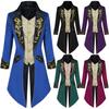 Mantian Yu Men's Steampunk Gothic Frock Tailcoat