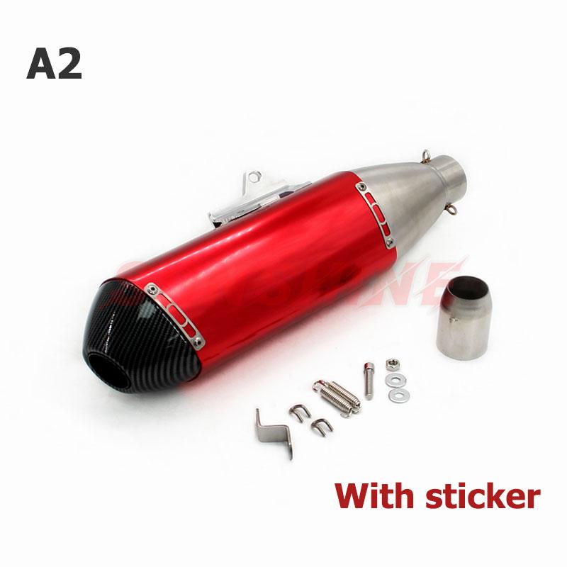 Escape Moto Universal Exhaust Motorcycle Muffler Pitbike Pipe Motocross Tip Systems For CRF230 CFR250 CRF150 EXC WR450 RC390