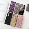 Exquisite Glitter Diamond Fliping Shockproof Phone Case for Samsung Galaxy Z Fold 7 6 5 4 3 TPU Material Protector Mobil Cover