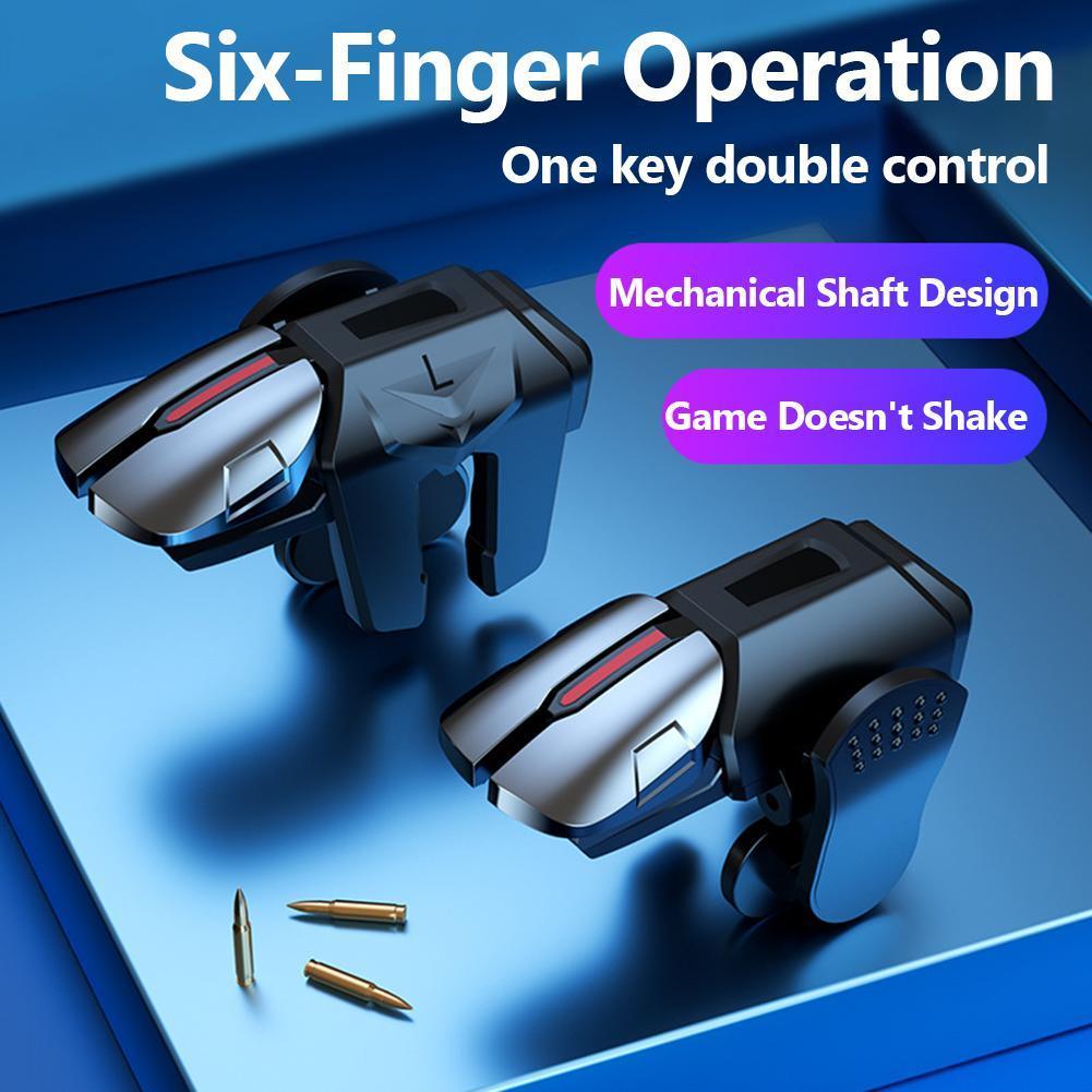 G21 Mobile Game Trigger for PUBG Phone Gaming Controller Gamepad Joystick Aim Shooting L1 R1 Alloy Key Button for IPhone Android