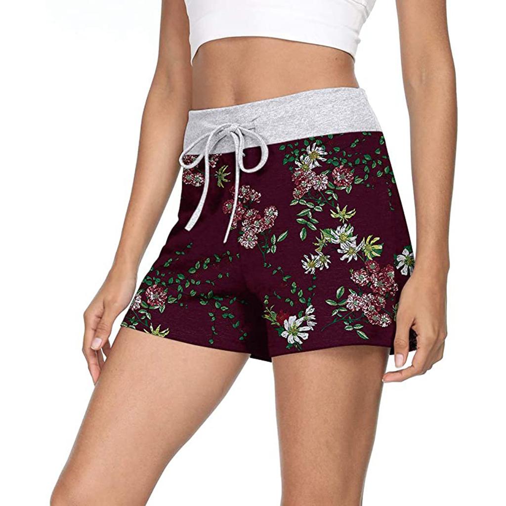 Buy Beatit Women Casual Sports Shorts Drawstring Casual Pants Elastic