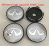 4pcs 56mm 60mm 65mm 68mm infiniti Car Wheel hub Center Cap Badge covers emblem sticker Styling accessories6ged